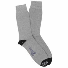 Corgi Socks Grey Heel Toe Contrast