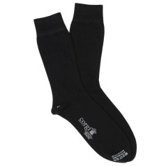 Corgi Socks Wool Rib Black
