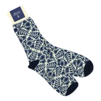 Corgi Socks Lightweight Cotton Floral