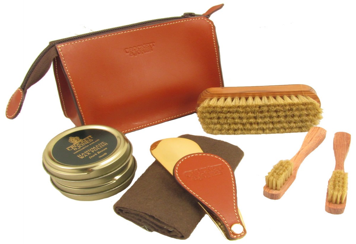 travel shoe polish kit