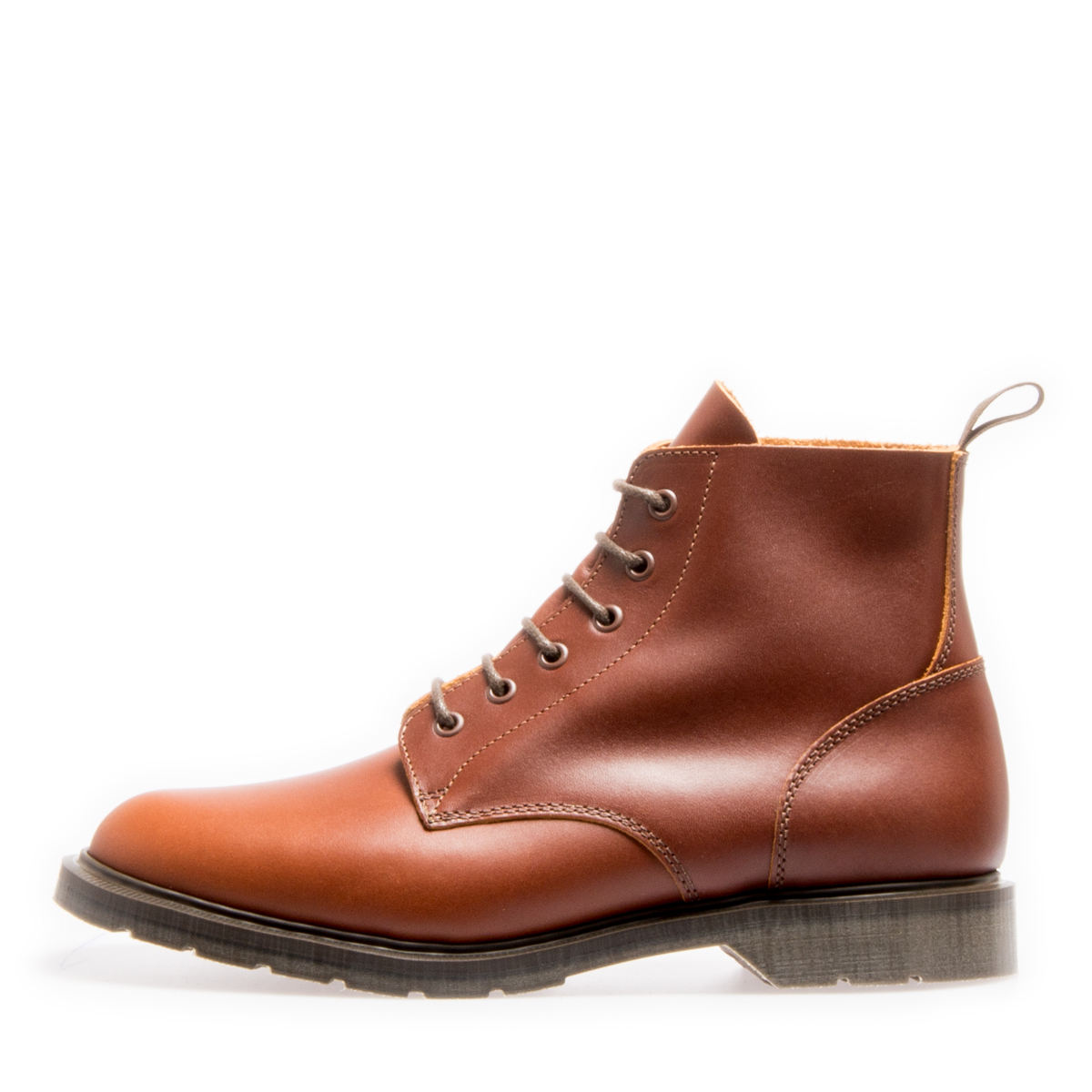 solovair chestnut derby boot