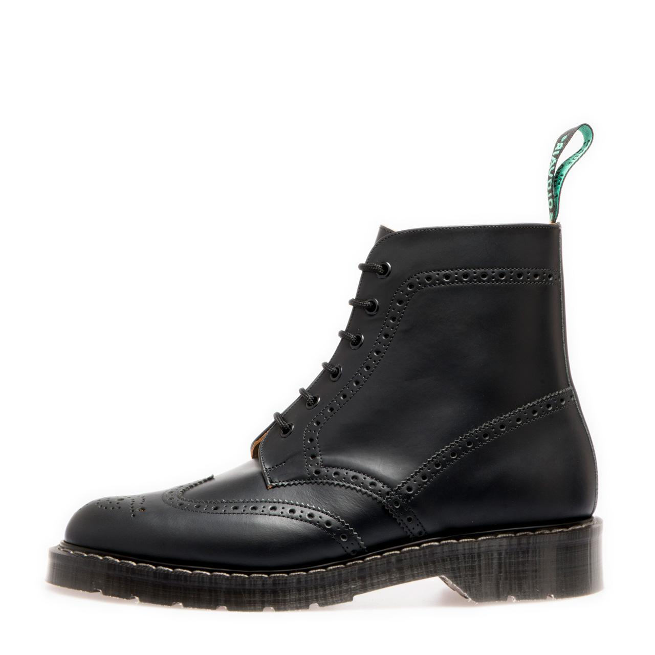 black brogue boots