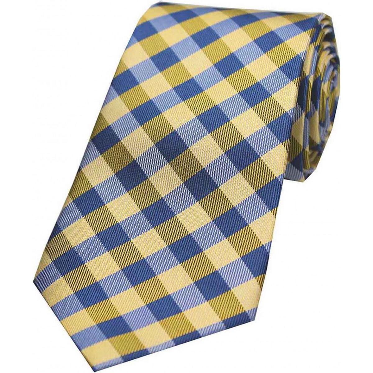 Soprano Accessories Blue and Gold Check - Pediwear Accessories