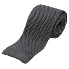 Soprano Accessories Slate Grey Knitted