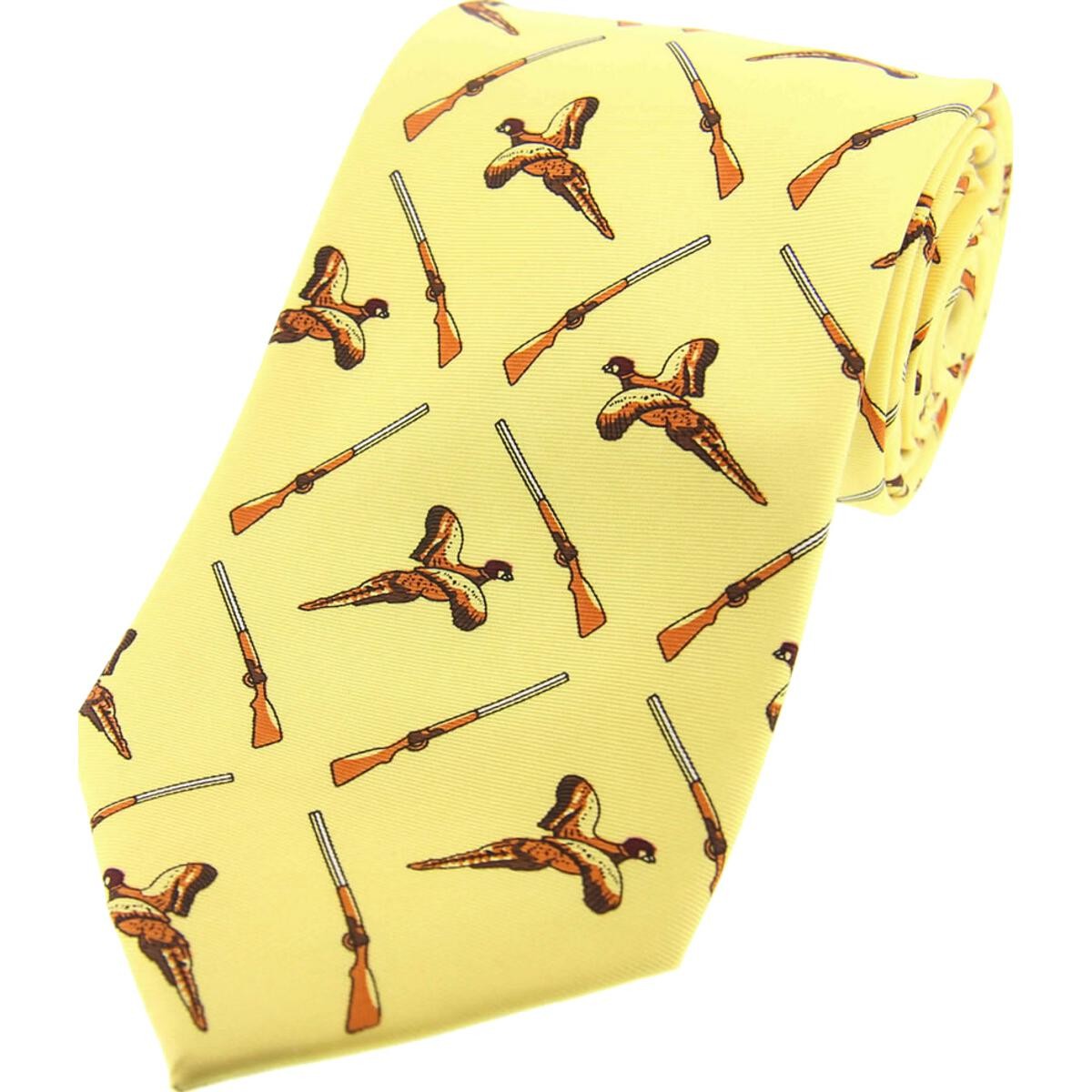 Soprano Accessories Pastel Yellow Pheasant & Gun