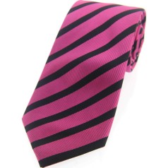 Soprano Accessories Pink and Black Striped